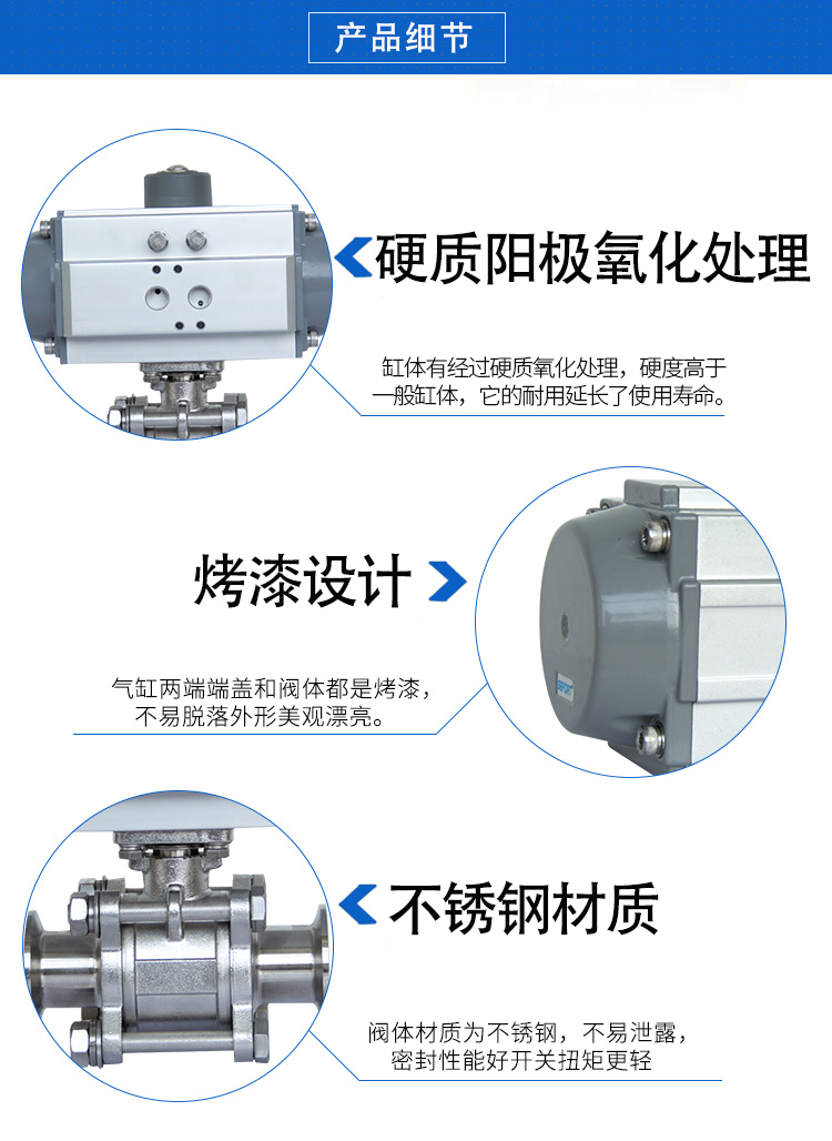 【SEFORT】氣動卡箍球閥 【SEFORT】氣動卡箍球閥